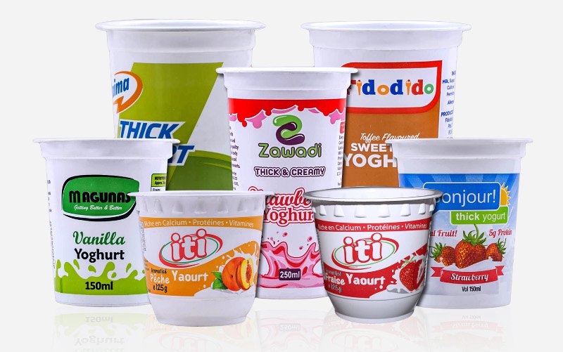 Direct Printed Cups Yoghurt