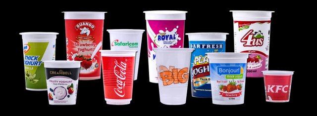 Examples of Packaging cups