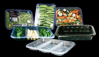 Examples of Punnets and trays